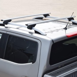 Roof Cross Bars, Trux Roof Rails, Color Silver, Isuzu D-Max Double Cab 2012 - 2020 - EDK.ro