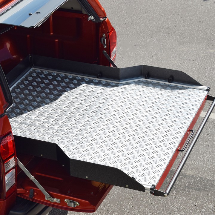 Sliding Bed Tray, ProTop Full-Width - Alloy, Isuzu D-Max Double Cab 2012 - 2020 - EDK.ro