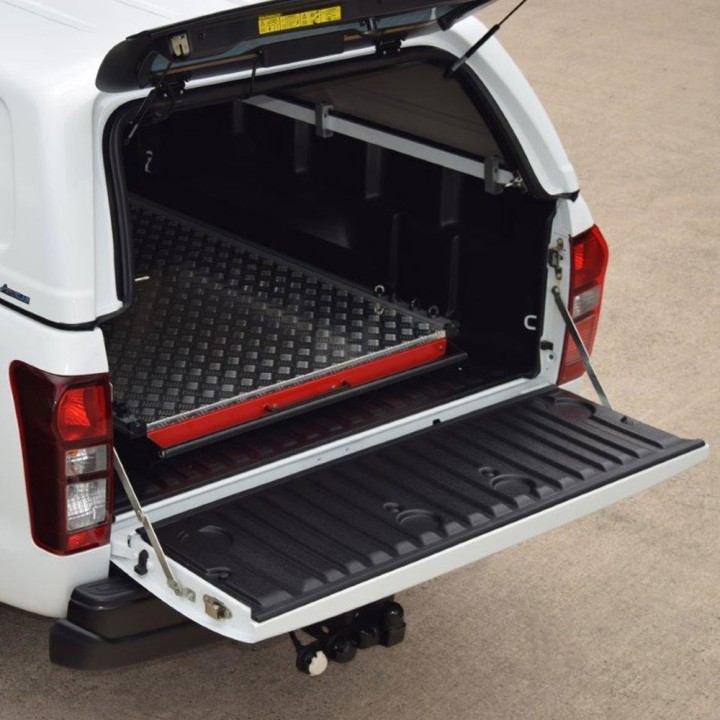 Platformă Glisantă pentru Benă, ProTop Standard - Alloy, Isuzu D-Max Cabină Dublă 2012 - 2020 - EDK.ro