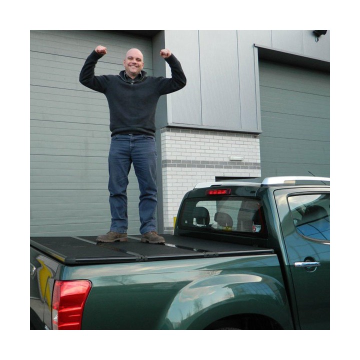 Lid Tonneau Bed Cover, Trux Tri-Fold, Isuzu D-Max Double Cab 2012 - 2020 - EDK.ro