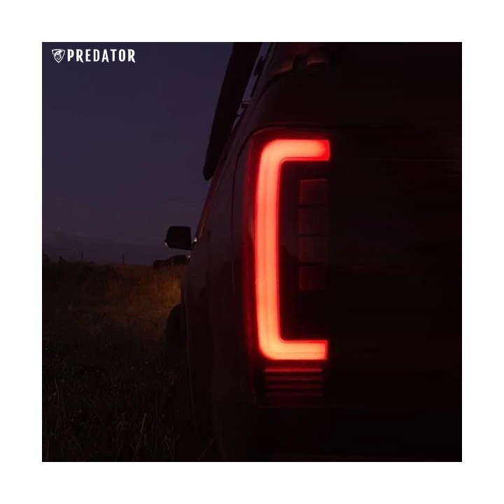 LED Tail Lights, Predator Smoked LED, Isuzu D-Max 2012 - 2020 - EDK.ro