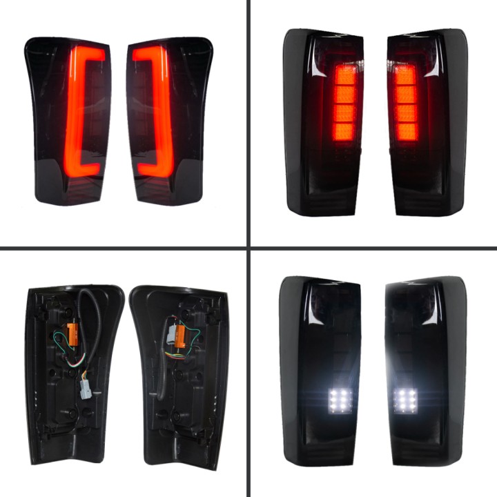 LED Tail Lights, Predator Smoked LED, Isuzu D-Max 2012 - 2020 - EDK.ro