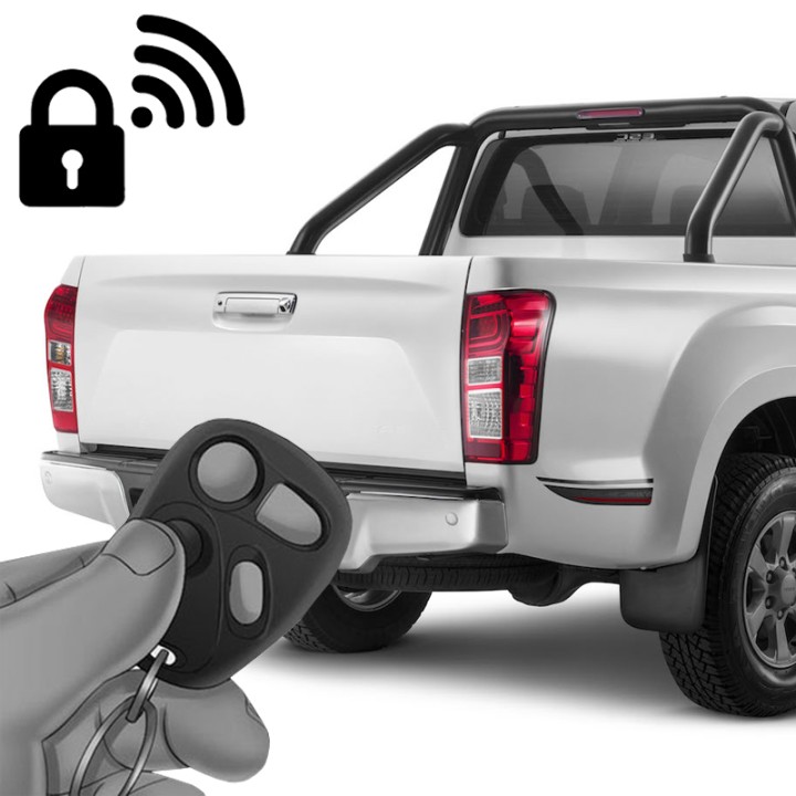 Lock Set, Eagle Tailgate Power Central Locking Kit, Isuzu D-Max 2012 - 2020 - EDK.ro