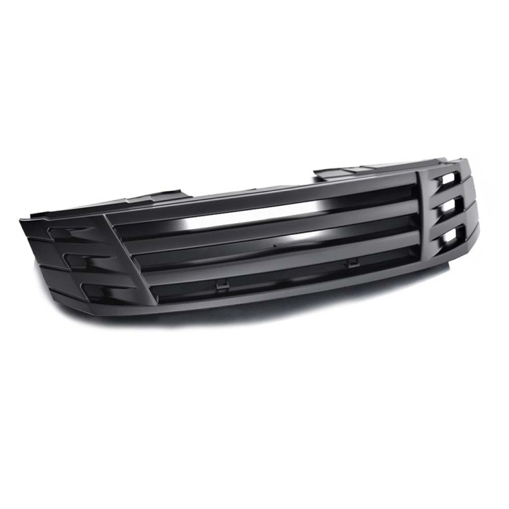 Front Grille, Predator Horizontal, Color Matt Black, Isuzu D-Max Double Cab 2012 - 2016 - EDK.ro