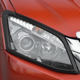 Headlight Covers, Trux, Color Matt Black, Isuzu D-Max Double Cab 2012 - 2016 - EDK.ro