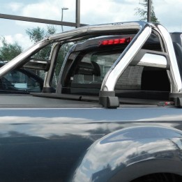 Rollbar Inox, Trux Single Hoop, Culoare Argintiu, Isuzu D-Max Cabină Dublă 2012 - 2016 - EDK.ro