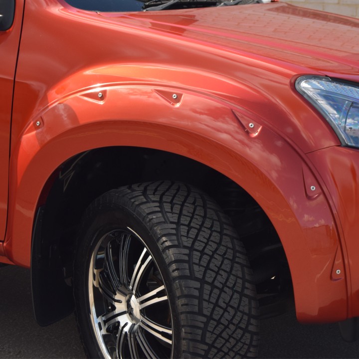 Extensie, Trux Wheel Arch S, Culoare Negru Mat, Isuzu D-Max Cabină Dublă 2012 - 2016 - EDK.ro