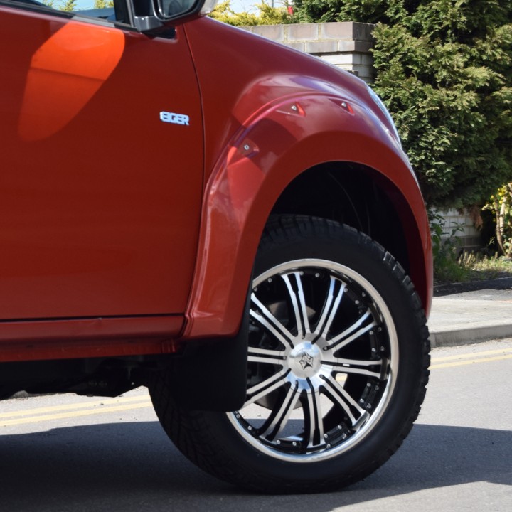 Extensie, Trux Wheel Arch S, Culoare Negru Mat, Isuzu D-Max Cabină Dublă 2012 - 2016 - EDK.ro