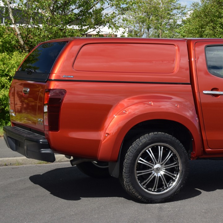 Extension, Trux Wheel Arch S, Color Matt Black, Isuzu D-Max Double Cab 2012 - 2016 - EDK.ro