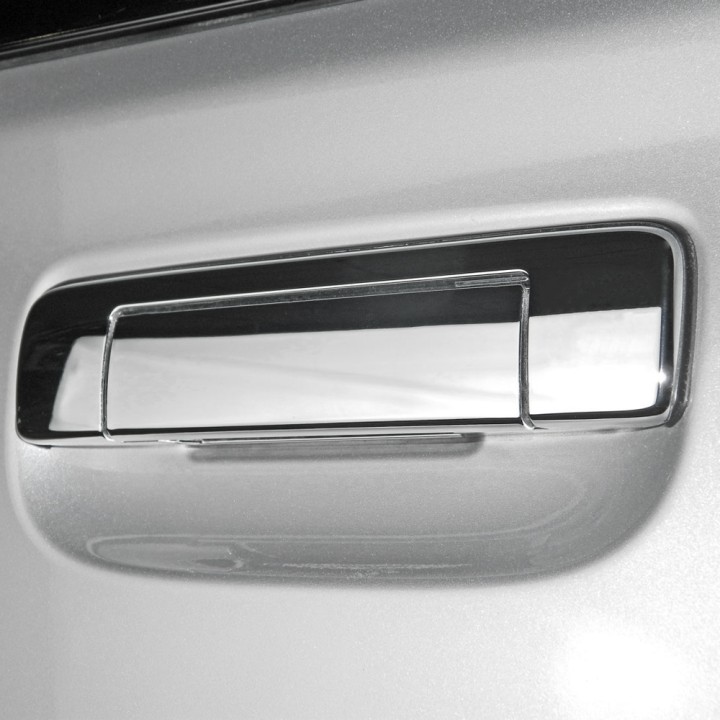 Tailgate Handle Cover, Trux, Color Chrome, Isuzu D-Max Double Cab / Extra Cab 2012 - 2016 - EDK.ro