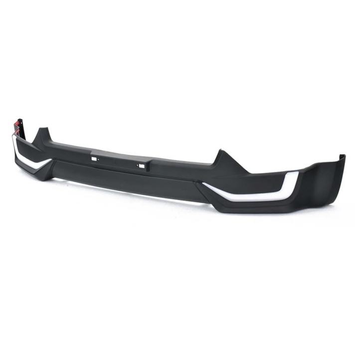 Front Bumper Valance, Predator DRLs, Isuzu D-Max Double Cab 2017 - 2020 - EDK.ro