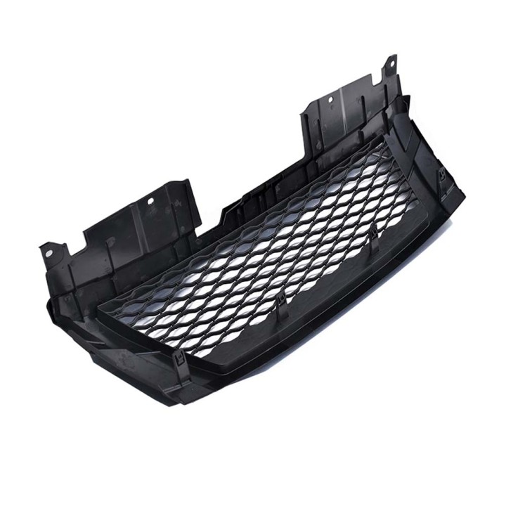 Front Grille, Predator Mesh with Red Logo, Color Matt Black, Isuzu D-Max Double Cab 2017 - 2020 - EDK.ro