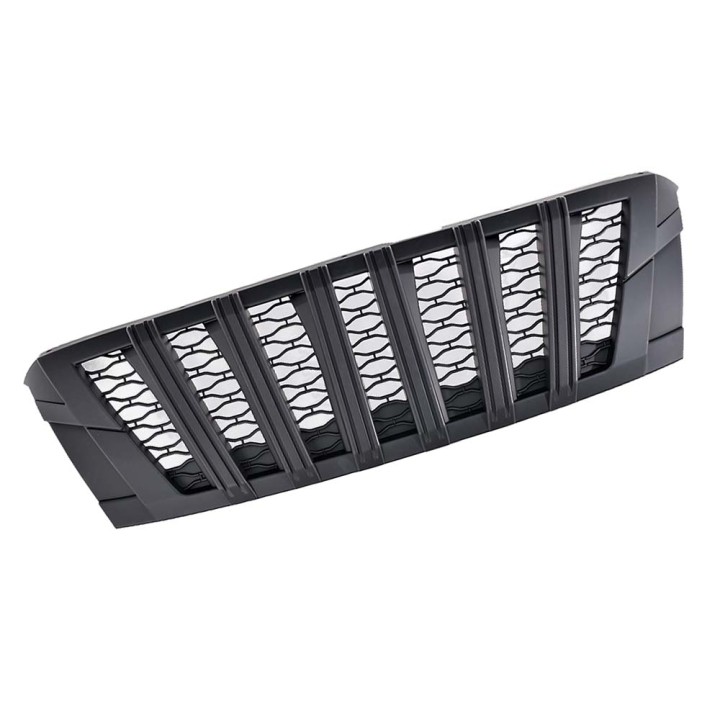 Front Grille, Predator Vertical, Color Matt Black, Isuzu D-Max Double Cab 2017 - 2020 - EDK.ro