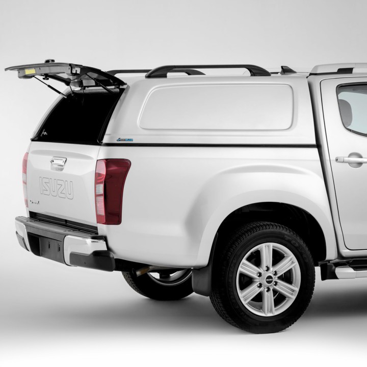 Hardtop Bed Cover, Aeroklas Commercial, Isuzu D-Max Double Cab 2017 - 2020 - EDK.ro