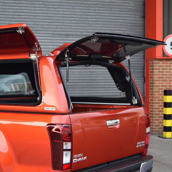 Hardtop Bed Cover, ProTop Gullwing, Isuzu D-Max Double Cab 2017 - 2020 - EDK.ro