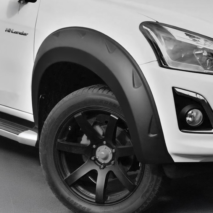 Extensie, Trux Wheel Arch S, Culoare Negru Mat, Isuzu D-Max Cabină Dublă 2017 - 2020 - EDK.ro