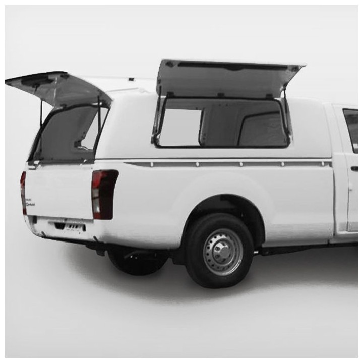 Hardtop Bed Cover, ProTop Gullwing, Isuzu D-Max Single Cab 2021 - Present - EDK.ro