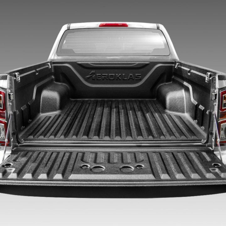 Over Rail Bed Liner, Aeroklas Liner, Isuzu D-Max Double Cab 2021 - 2024 - EDK.ro
