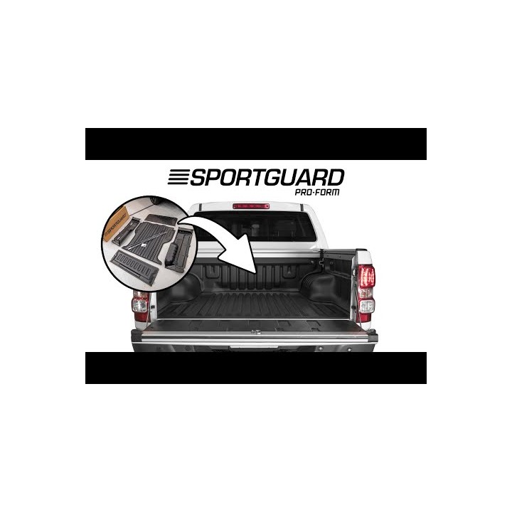 Under Rail Bed Liner, Pro-Form SportGuard, Isuzu D-Max Double Cab 2021 - 2024 - EDK.ro