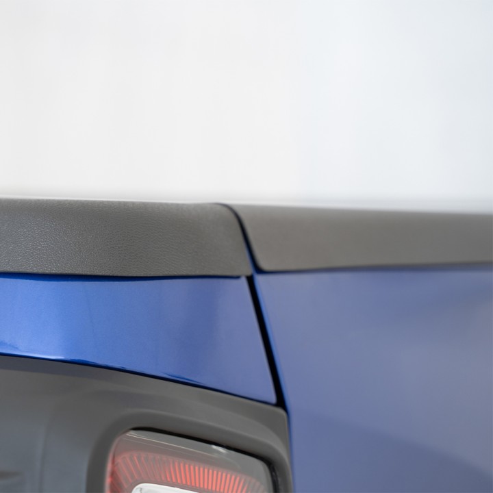 Bed Rail Caps, Aeroklas Tailgate Protection, Isuzu D-Max Double Cab 2021 - 2024 - EDK.ro
