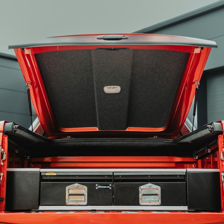 Drawer System, Aeroklas System - Non-Drill, Isuzu D-Max Double Cab 2021 - 2024 - EDK.ro