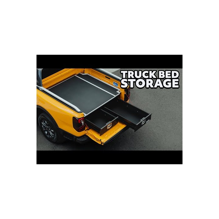 Drawer System, ProTop System with Rhino Deck Floor, Isuzu D-Max Double Cab 2021 - 2024 - EDK.ro