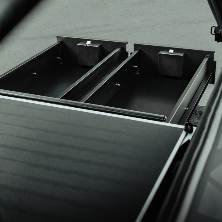 Sliding Tray, ProTop Twin Drawer System, Isuzu D-Max Double Cab 2021 - 2024 - EDK.ro