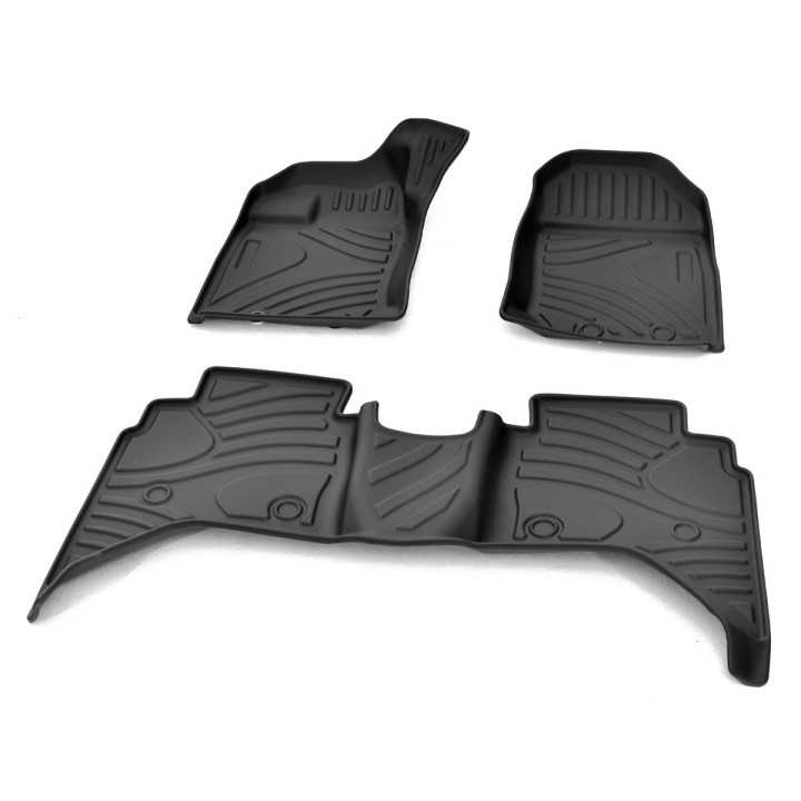 Floor Mats, Predator 3D Premium - LHD Cars, Isuzu D-Max Double Cab 2021 - 2024 - EDK.ro