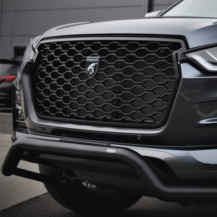 Grilă Față, Predator Plasă, Culoare Negru Mat, Isuzu D-Max Cabină Dublă 2021 - 2024 - EDK.ro