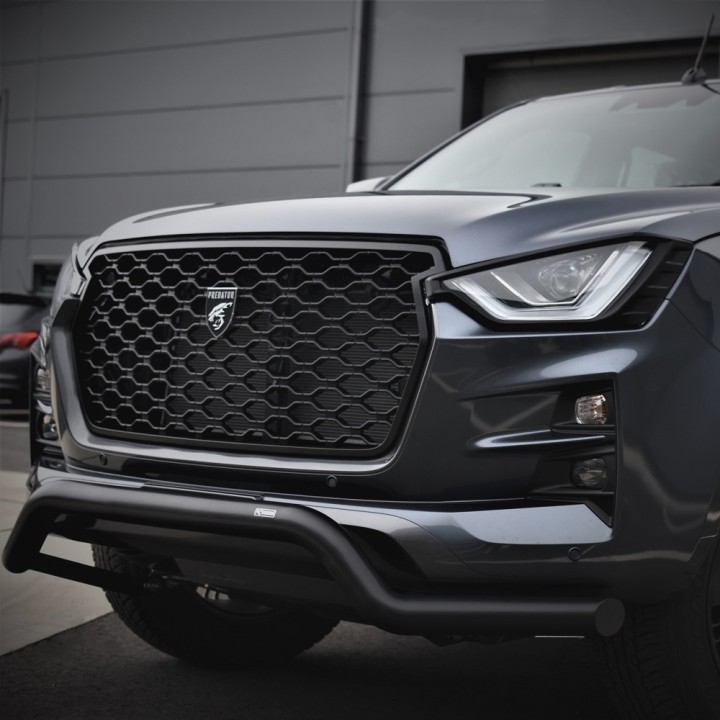 Front Grille, Predator Mesh, Color Matt Black, Isuzu D-Max Double Cab 2021 - 2024 - EDK.ro