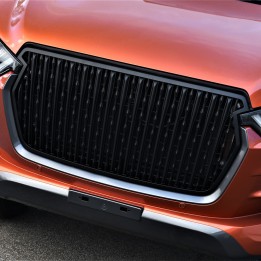 Front Grille, Predator Vertical Vaned, Color Matt Black, Isuzu D-Max Double Cab 2021 - 2024 - EDK.ro