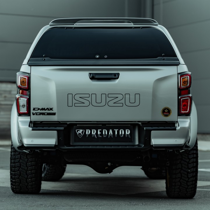 Hardtop Bed Cover, Aeroklas Commercial, Isuzu D-Max Double Cab 2021 - 2024 - EDK.ro