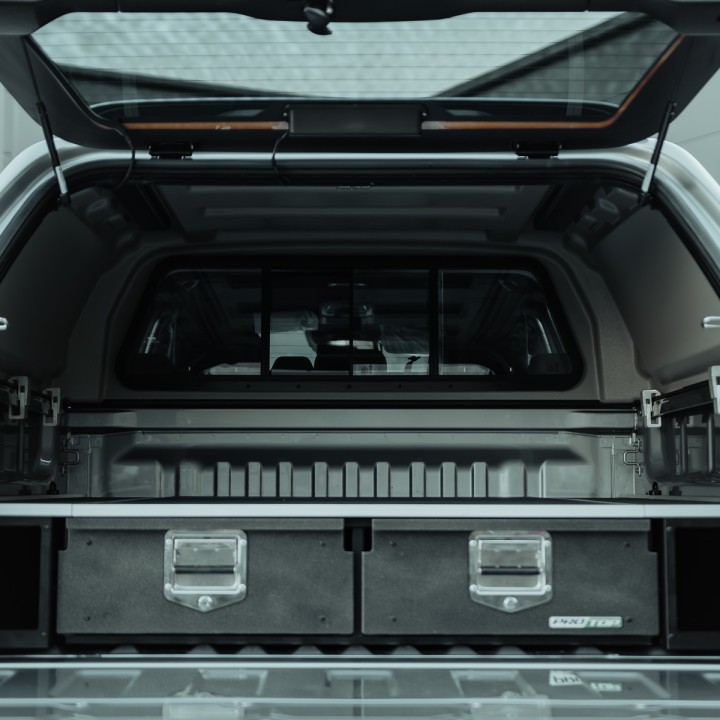 Hardtop Bed Cover, Aeroklas Commercial, Isuzu D-Max Double Cab 2021 - 2024 - EDK.ro