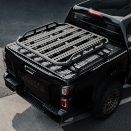 Platform Roof Rack, Predator Roller Shutters with Side Rails), Isuzu D-Max Double Cab 2021 - 2024 - EDK.ro