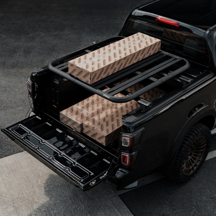 Platform Roof Rack, Predator Roller Shutters (Without Side Rails), Isuzu D-Max Double Cab 2024 - EDK.ro