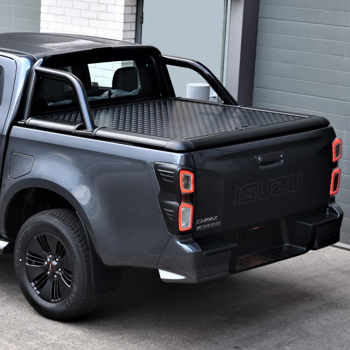 Lid Tonneau Bed Cover, ProTop Chequer, Isuzu D-Max Double Cab 2021 - 2024 - EDK.ro