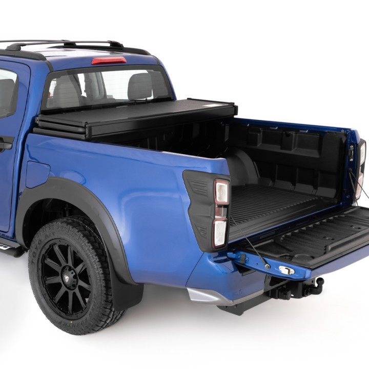 Lid Tonneau Bed Cover, Trux Tri-Fold, Isuzu D-Max Double Cab 2021 - 2024 - EDK.ro