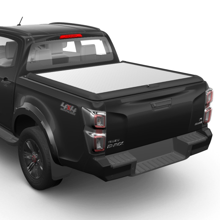 Lid Tonneau Bed Cover, Mountain Top Chequer, Isuzu D-Max Double Cab 2021 - 2024 - EDK.ro