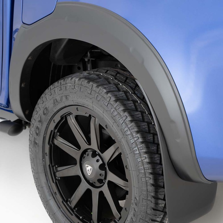 Extension, Trux Wheel Arch S, Color Matt Black, Isuzu D-Max Double Cab 2021 - 2024 - EDK.ro