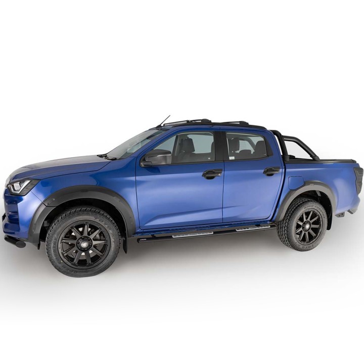 Extension, Trux Wheel Arch S, Color Matt Black, Isuzu D-Max Double Cab 2021 - 2024 - EDK.ro