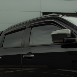 Wind Deflectors Set of 4, Trux, Color Tinted, Isuzu D-Max Double Cab 2021 - 2024 - EDK.ro