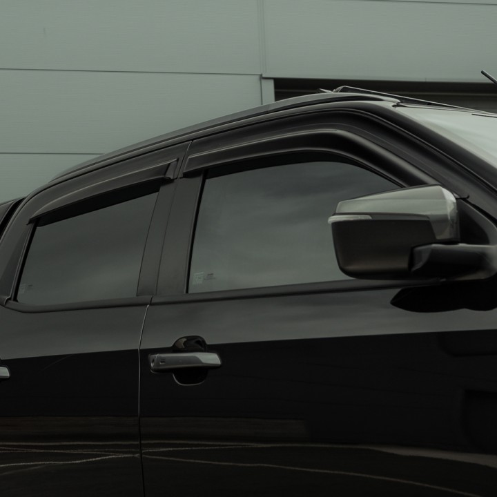 Set 4 Paravânturi, Trux, Culoare Fumuriu, Isuzu D-Max Cabină Dublă 2021 - 2024 - EDK.ro