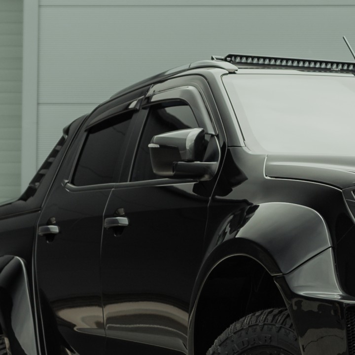 Set 4 Paravânturi, Trux, Culoare Fumuriu, Isuzu D-Max Cabină Dublă 2021 - 2024 - EDK.ro