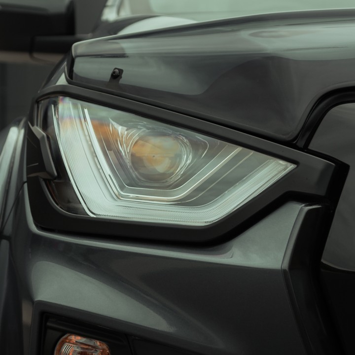 Headlight Covers, Trux, Color Matt Black, Isuzu D-Max 2021 - 2024 - EDK.ro