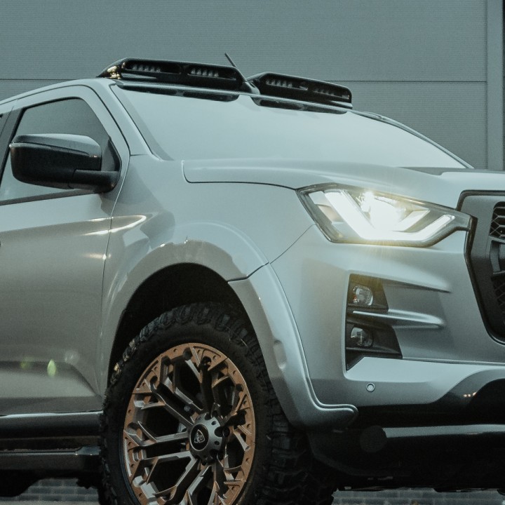 EC Approved LED Projector Integration Kit for Roof, Predator, Isuzu D-Max Double Cab / Extra Cab / Single Cab 2021 - 2024 - EDK.