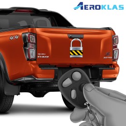 Tailgate Central Locking Kit, Aeroklas Tailgate Kit with Key Function, Isuzu D-Max 2021 - 2024 - EDK.ro
