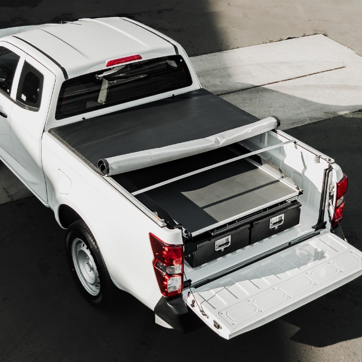 Soft Top Tonneau Bed Cover, Keko Soft, Isuzu D-Max Extra Cab 2021 - 2024 - EDK.ro