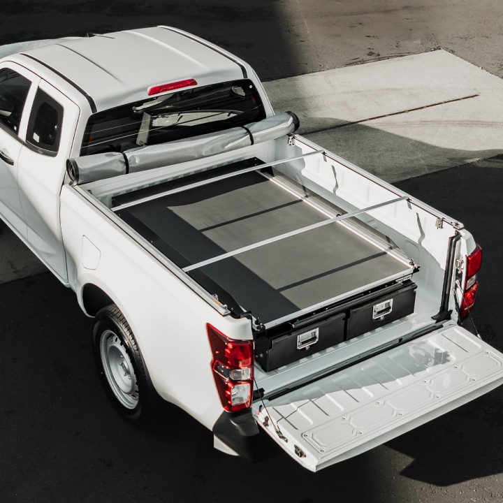 Soft Top Tonneau Bed Cover, Keko Soft, Isuzu D-Max Extra Cab 2021 - 2024 - EDK.ro