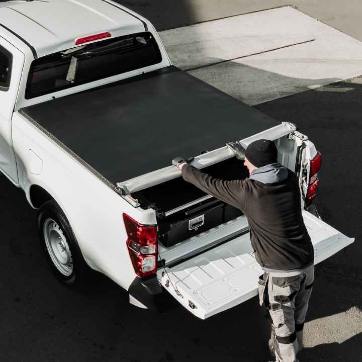 Soft Top Tonneau Bed Cover, Keko Soft, Isuzu D-Max Extra Cab 2021 - 2024 - EDK.ro