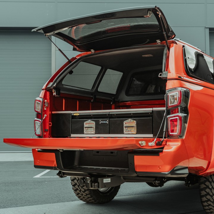 Drawer System, Aeroklas Non Drill, Isuzu D-Max Double Cab 2025 - Present - EDK.ro